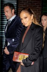 JENNIFER LOPEZ and Ben Affleck at Gemma in New York 10/09/2021