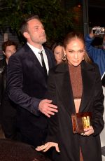 JENNIFER LOPEZ and Ben Affleck at Gemma in New York 10/09/2021