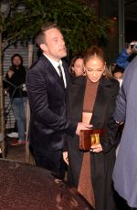 JENNIFER LOPEZ and Ben Affleck at Gemma in New York 10/09/2021