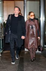 JENNIFER LOPEZ and Ben Affleck Leaves Mandarin Hotel in New York 10/10/2021