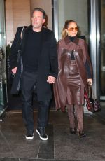 JENNIFER LOPEZ and Ben Affleck Leaves Mandarin Hotel in New York 10/10/2021