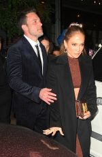 JENNIFER LOPEZ and Ben Affleck Leaves The Last Duel Premiere Afterparty in New York 10/09/2021