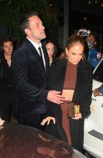 JENNIFER LOPEZ and Ben Affleck Leaves The Last Duel Premiere Afterparty in New York 10/09/2021