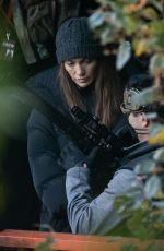 JENNIFER LOPEZ on the Set of The Mother in Vancouver 10/07/2021
