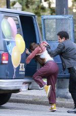 JENNIFER LOPEZ on the Set of The Mother in Vancouver 10/07/2021