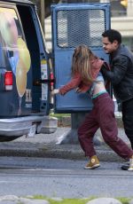 JENNIFER LOPEZ on the Set of The Mother in Vancouver 10/07/2021