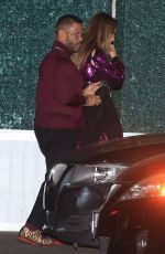 JENNIFER LOPEZ Out for Dinner with Friends in West Hollywood 10/23/2021