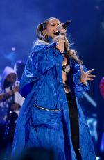 JENNIFER LOPEZ Performs at 36th Annual Rock and Roll Hall of Fame Induction in Cleveland 10/30/2021