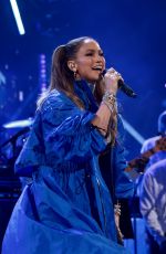 JENNIFER LOPEZ Performs at 36th Annual Rock and Roll Hall of Fame Induction in Cleveland 10/30/2021