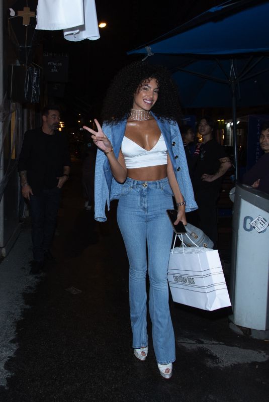 JESSICA AIDID Arrives at Cindy Bruna