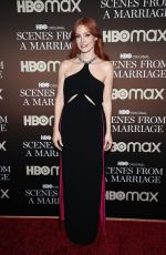 JESSICA CHASTAIN at A Scenes from a Marriage Special Screening in New York 10/10/2021