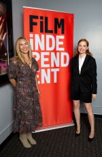 JESSICA CHASTAIN at Speaks at Film Independent Screening of The Eyes of Tammy Faye in Los Angeles 10/16/2021
