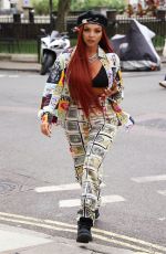 JESY NELSON Arrives at Kiss FM Radio in London 10/07/2021