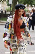 JESY NELSON Arrives at Kiss FM Radio in London 10/07/2021