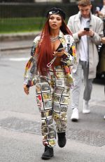 JESY NELSON Arrives at Kiss FM Radio in London 10/07/2021