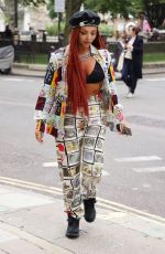 JESY NELSON Arrives at Kiss FM Radio in London 10/07/2021