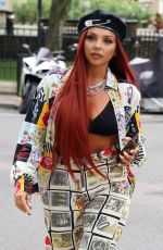 JESY NELSON Arrives at Kiss FM Radio in London 10/07/2021