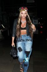 JESY NELSON Leaves Coya Restaurant in London 10/02/2021