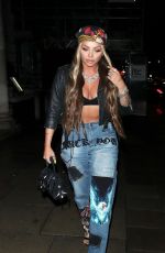 JESY NELSON Leaves Coya Restaurant in London 10/02/2021