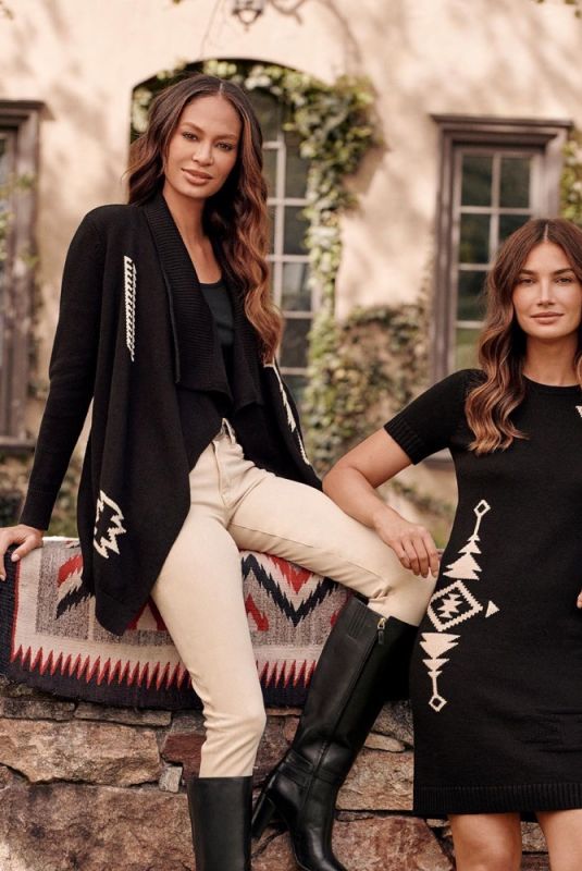 JOAN SMALLS and LILY ALDRIDGE for Lauren Ralph Lauren, Fall 2021 Campaign