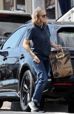 JODIE FOSTER Shopping at Erewhon Market in Brentwood 10/08/2021