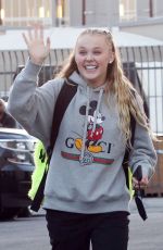 JOJO SIWA and JENNA JOHNSON Arrives at Dance Practice in Los Angeles 10/16/2021