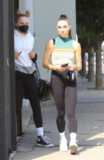 JOJO SIWA and JENNA JOHNSON Leaves Dance Studio in Los Angeles 10/24/2021