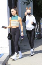JOJO SIWA and JENNA JOHNSON Leaves Dance Studio in Los Angeles 10/24/2021