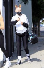 JOJO SIWA and JENNA JOHNSON Leaves Dance Studio in Los Angeles 10/24/2021