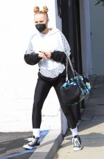 JOJO SIWA and JENNA JOHNSON Leaves Dance Studio in Los Angeles 10/24/2021