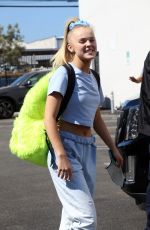 JOJO SIWA at DWTS Dance Rehearsals in Los Angeles 10/05/2021