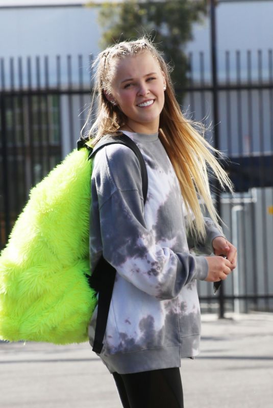 JOJO SIWA Leaves DWTS Studio in Los Angeles 10/15/2021