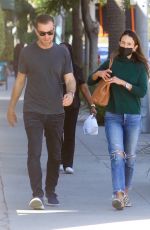 JORDANA BREWSTER and Mason Morfit Out Shopping in Beverly Hills 10/29/2021