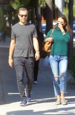 JORDANA BREWSTER and Mason Morfit Out Shopping in Beverly Hills 10/29/2021