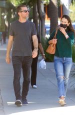 JORDANA BREWSTER and Mason Morfit Out Shopping in Beverly Hills 10/29/2021