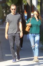 JORDANA BREWSTER and Mason Morfit Out Shopping in Beverly Hills 10/29/2021