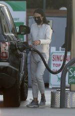 JORDANA BREWSTER at a Gas Station in Brentwood 12/12/2021