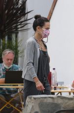 JORDANA BREWSTER at Caffe Luxxe in Brentwood 10/06/2021