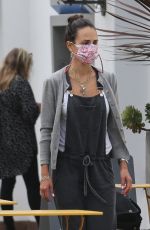 JORDANA BREWSTER at Caffe Luxxe in Brentwood 10/06/2021