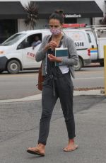 JORDANA BREWSTER at Caffe Luxxe in Brentwood 10/06/2021