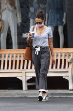 JORDANA BREWSTER Out for Morning Coffee in Brentwood 10/07/2021