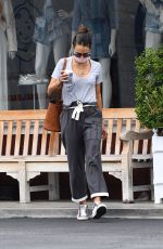 JORDANA BREWSTER Out for Morning Coffee in Brentwood 10/07/2021