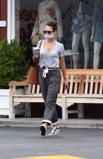 JORDANA BREWSTER Out for Morning Coffee in Brentwood 10/07/2021