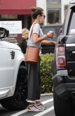 JORDANA BREWSTER Out for Morning Coffee in Brentwood 10/07/2021