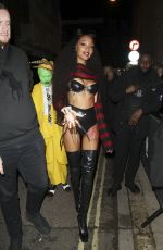 JOURDAN DUNN Arrives at Maya Jama