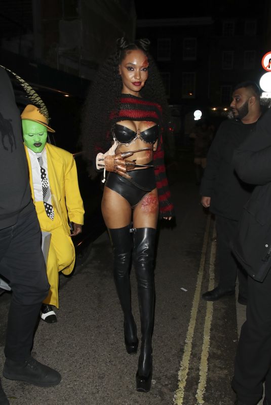 JOURDAN DUNN Arrives at Maya Jama