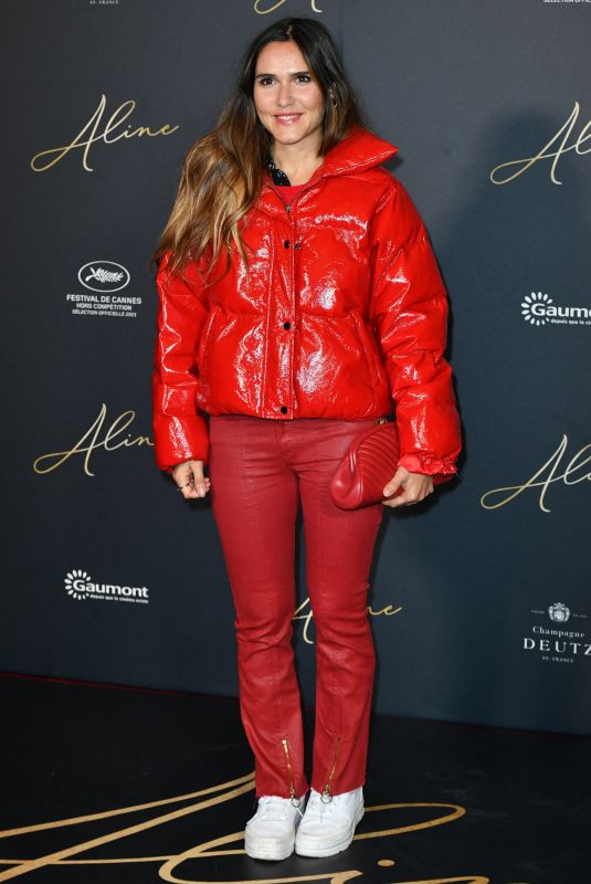JOYCE JONATHAN at Aline Premiere at Grand Rex in Paris 10/25/2021