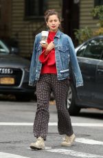 JULIA MAYORGA on the Set of Katie Holmes
