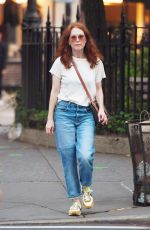 JULIANNE MOOR in Denim Out in New York 10/11/2021