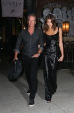 KAIA and Rande GERBER Leaves Their Hotel in New York 10/28/2021